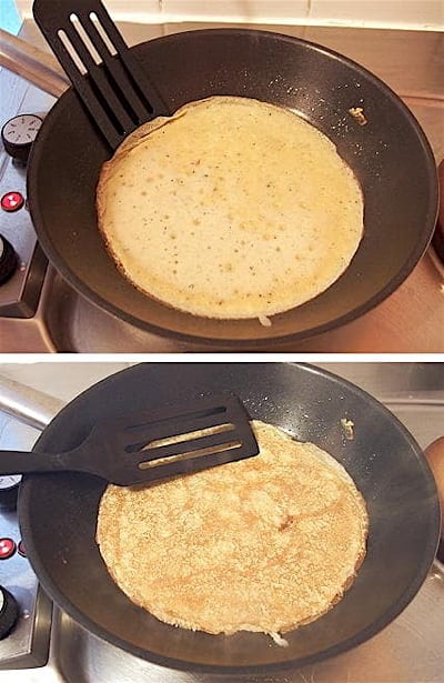 🥞 Cuisson de la crêpe