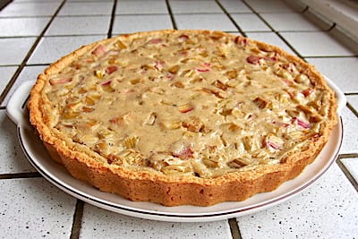 Recette de tarte à la rhubarbe